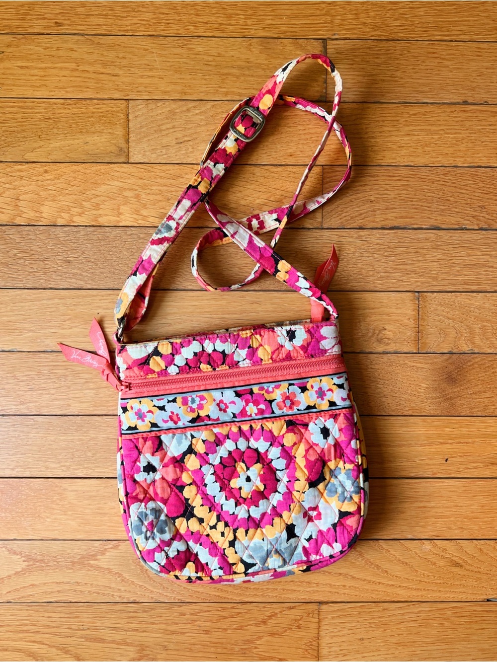 Vera Bradley Quilted Pixie Blooms Crossbody Bag